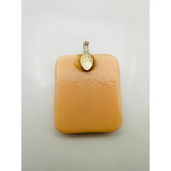 Handmade pretty dichroic glass tree of life pendant - Picture 5 of 5